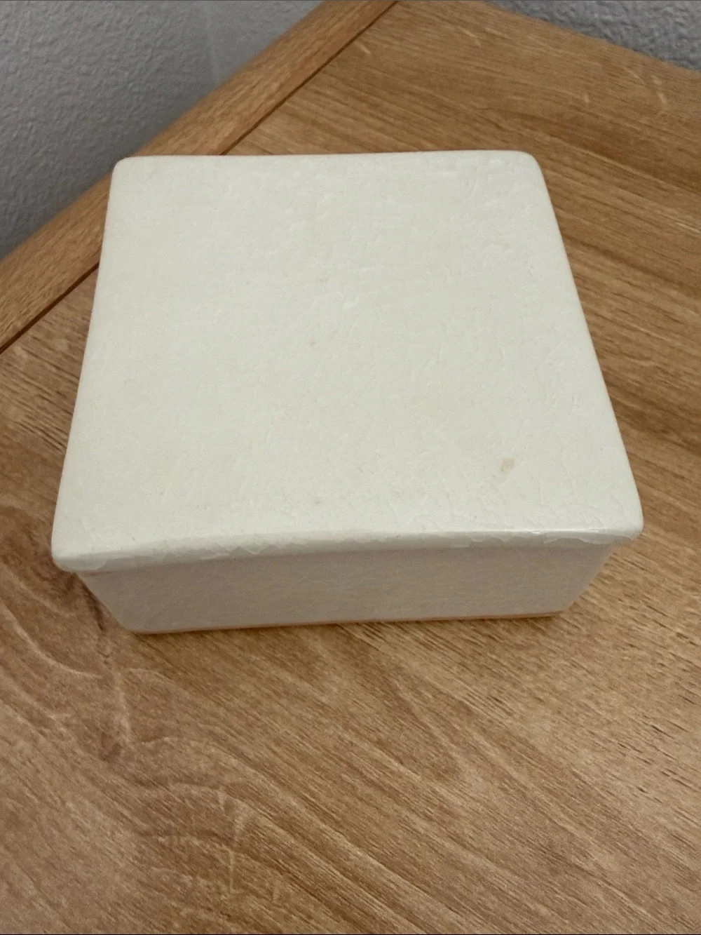 Artisan Ceramic Container with Mini Heart Candles